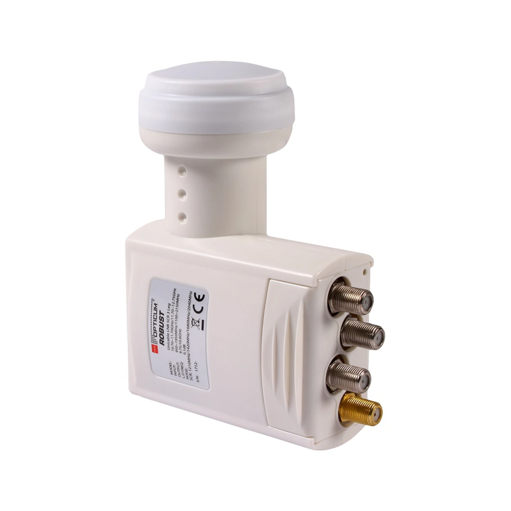 Opticum Unicable LNB su keturiomis jungtimis