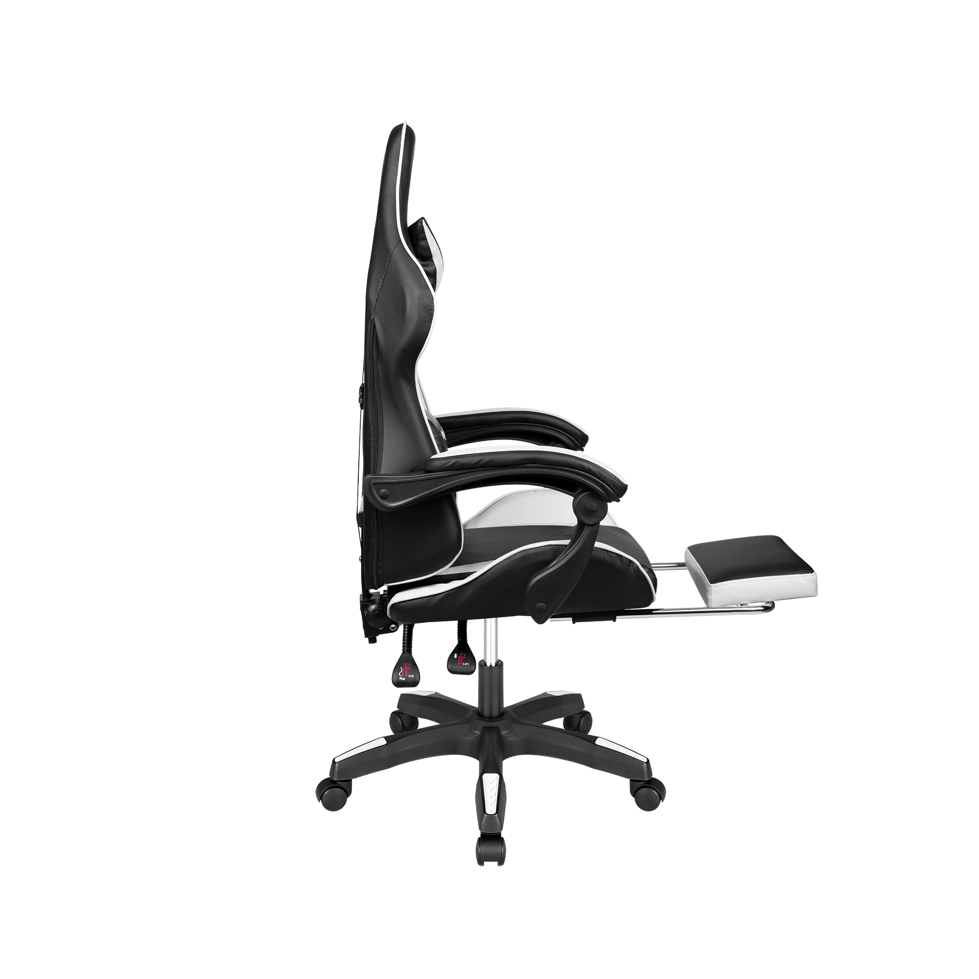 Kruger & Matz GX-150 žaidimų kėdė Juodos ir baltos spalvos