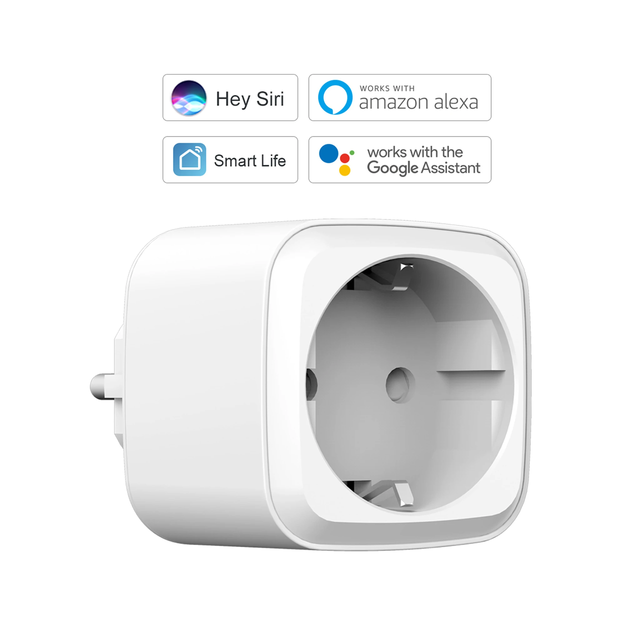 Nuotoliniu būdu valdomas WiFi lizdas Android iOS Alexa Google Home laikmatis GreenBlue GB705 max 3840W