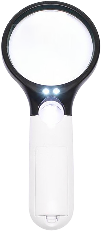 Inne Lupa Apšviestas rankinis didintuvas LR-4 75 mm, 3x 22 mm, 45x su LED apšvietimu /312774/