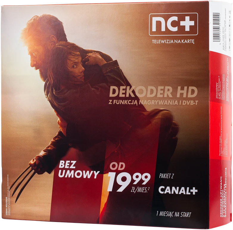 LP Oem NC+ išankstinio mokėjimo TV paslauga su Start+ ITI2850ST paketu ir DVB-T2