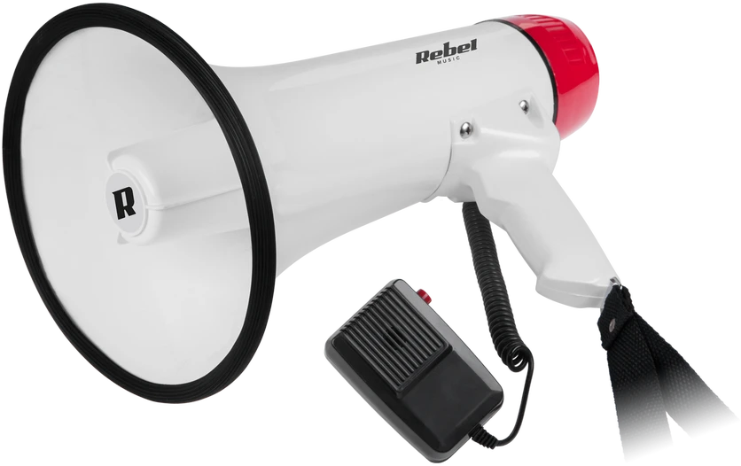 Megafonas DH-10 su laidiniu mikrofonu