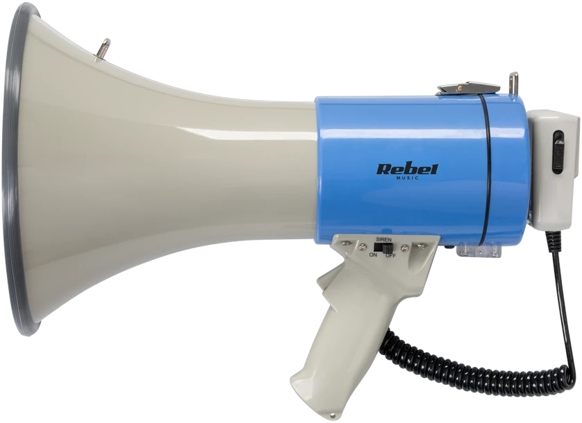 Rebel DH-12 mėlynas nešiojamasis megafonas