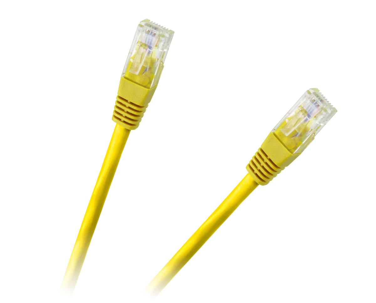 LP Oem UTP 8c kabelis CCA 0.5m Geltonas