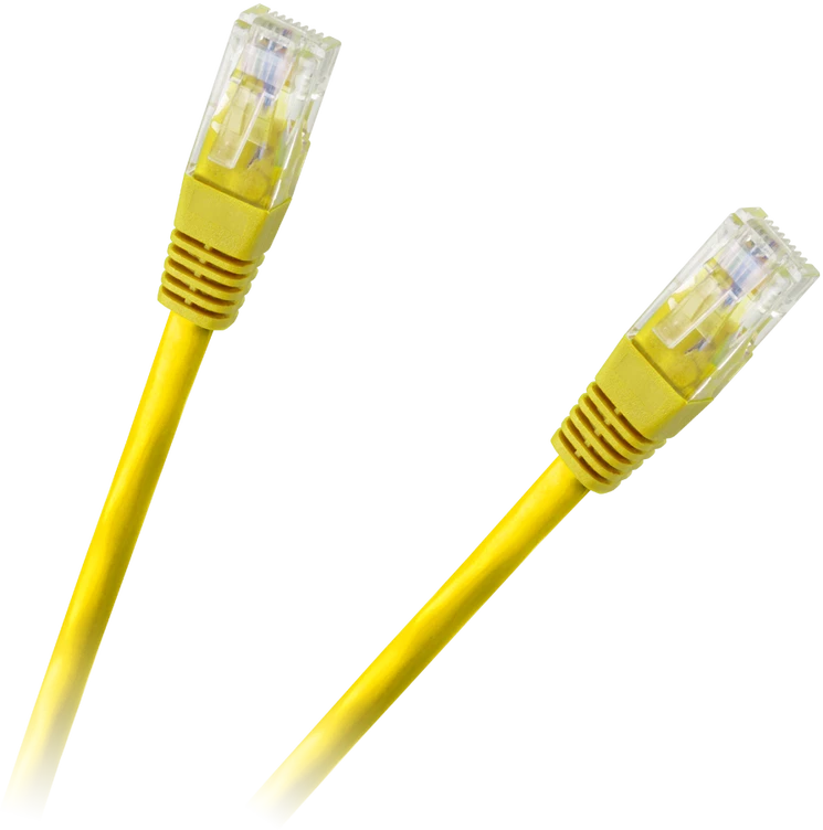 Oem Patchcord UTP kabelis 8c CCA Cat6e 3m Geltonas