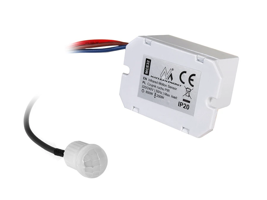 MACLEAN MCE32 Maclean MCE32 automatinis jungiklis su PIR judesio jutiklio jutiklio apsauga 800W
