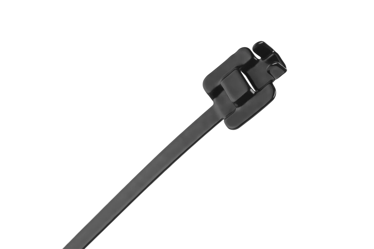 LP Oem Plieninis laidų tvirtinimo dirželis su nailono danga 45cm 6.3mm