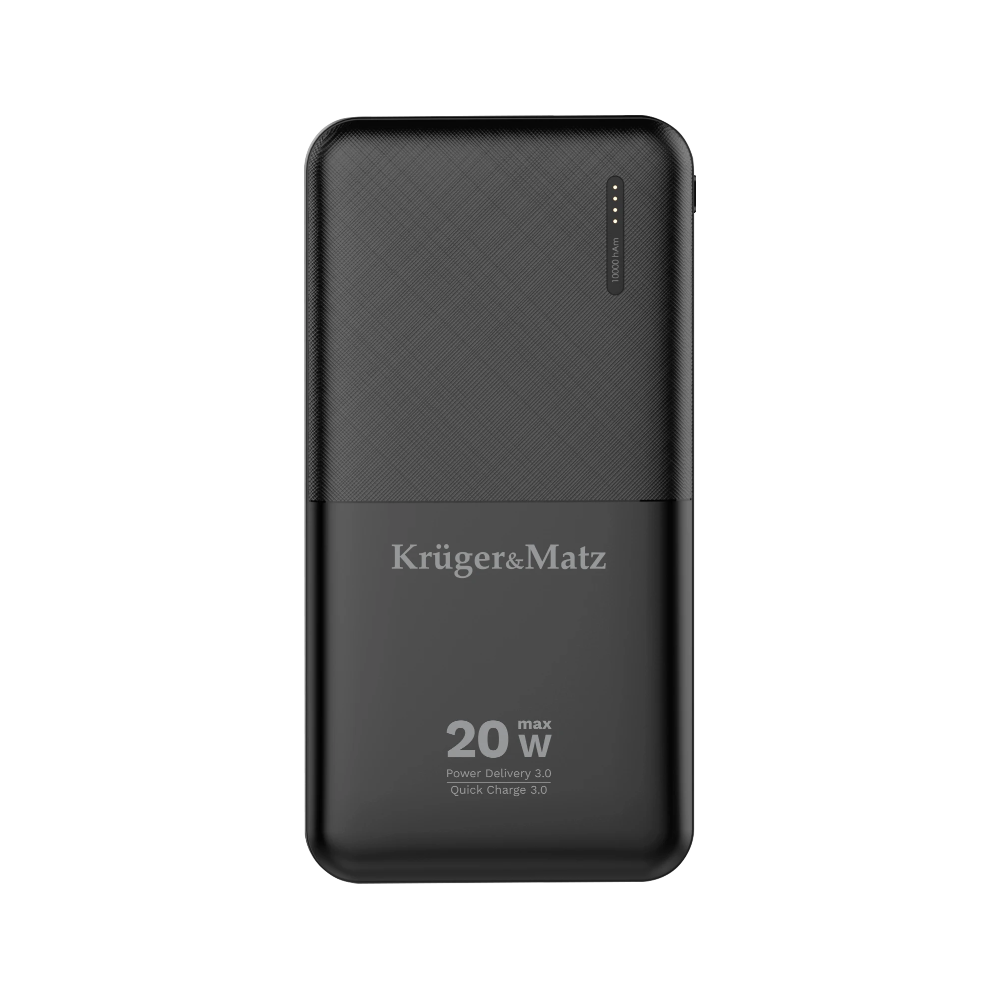 Power Bank Kruger & Matz 10000 mAh Li-pol su QC ir PD funkcijomis