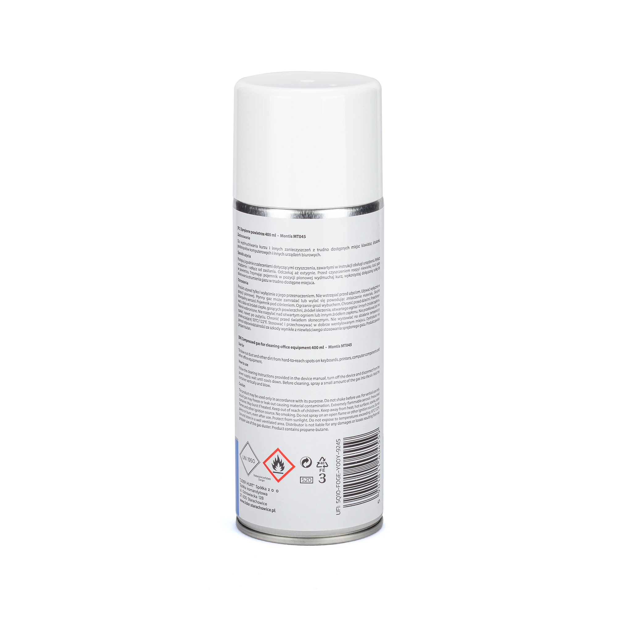 Sprężone Oem Surprise oras 400ml, Montis MT045