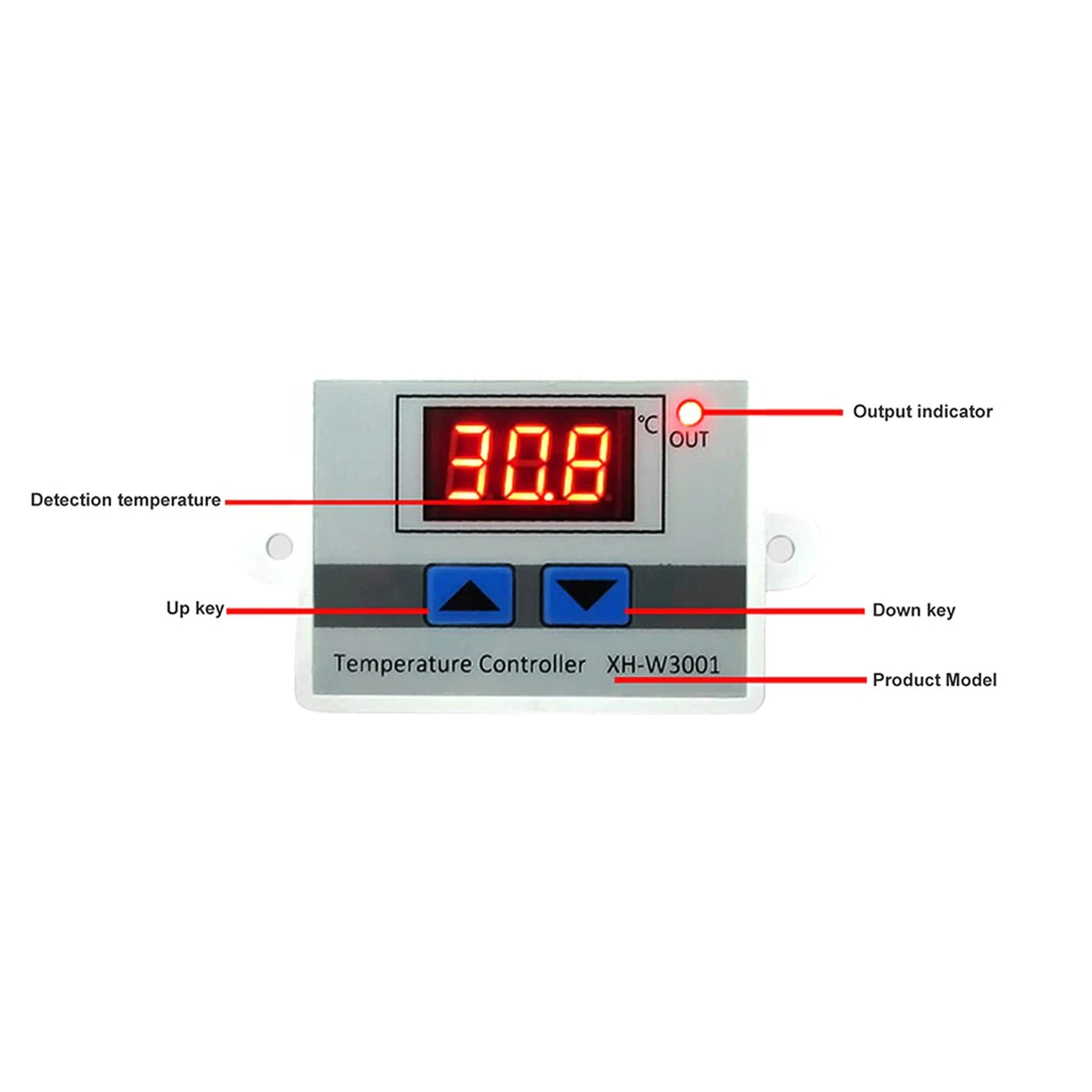 Eurokomp Termostatas 230V XH-W3001 E6113