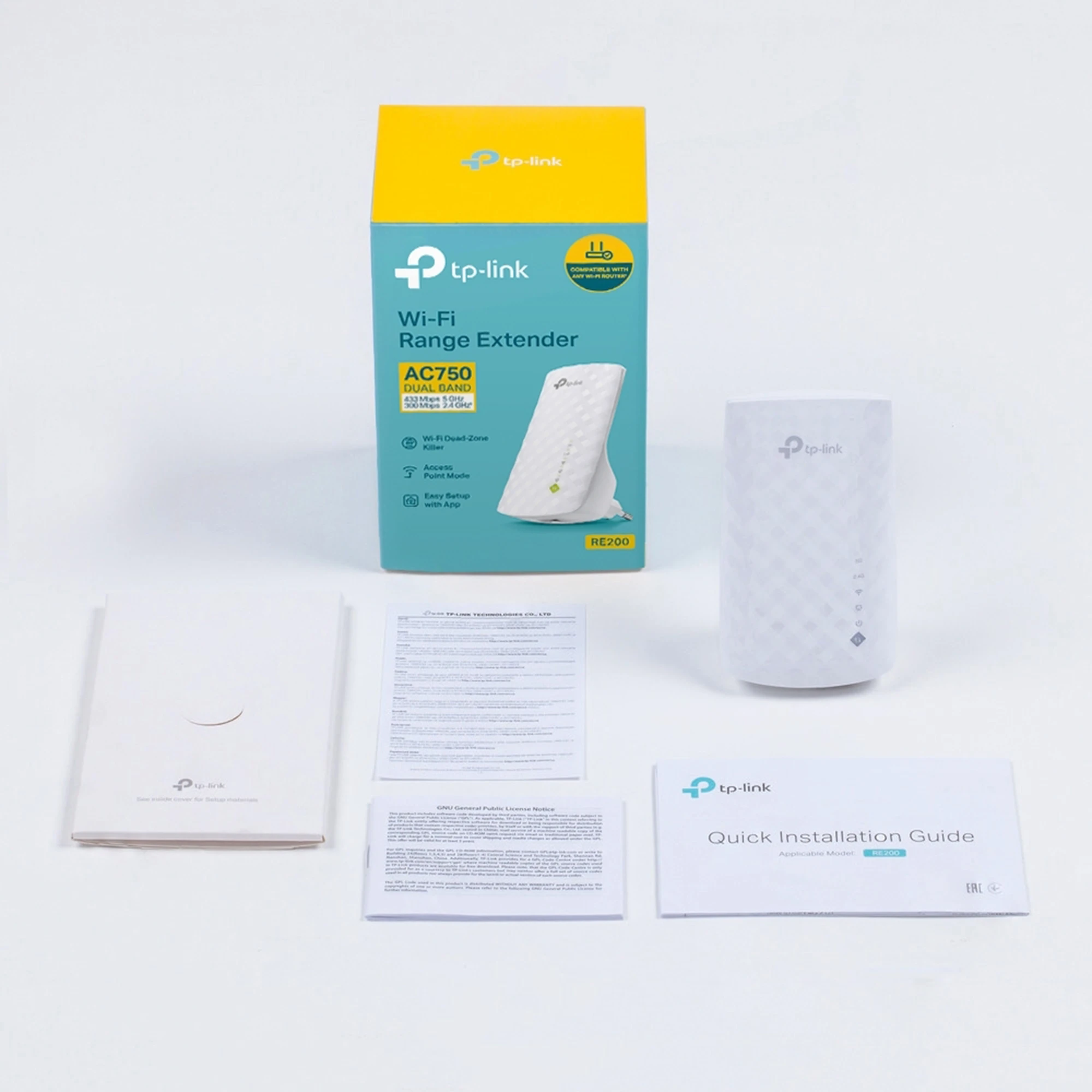 Belaidžio Wi-Fi ryšio stiprintuvas TP-Link RE200