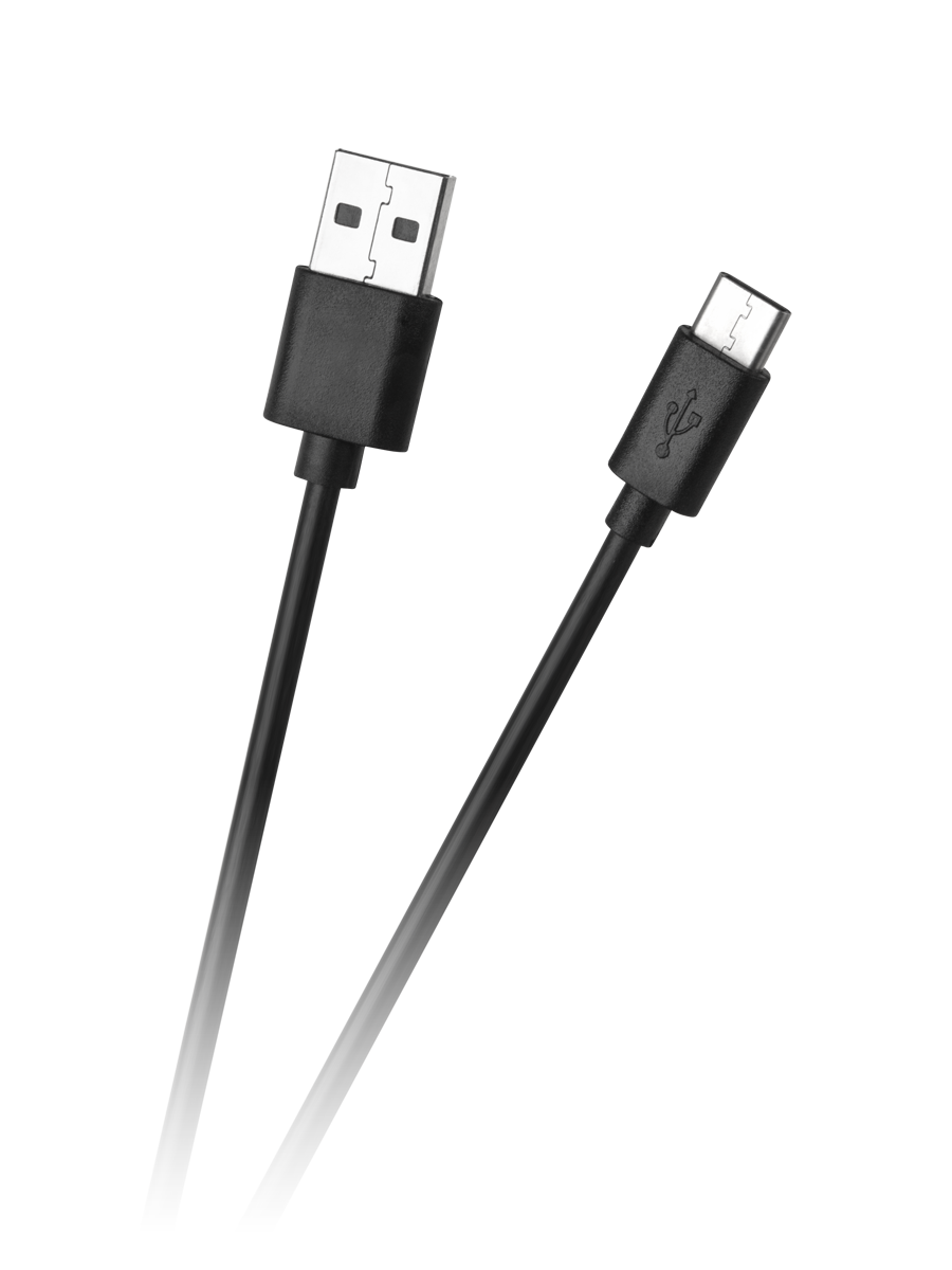 Oem USB - USB C kabelis 1m Juodas