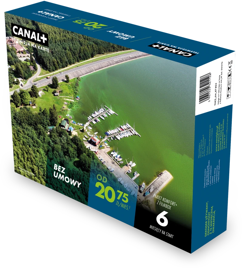 Canal+ Oem NC+ išankstinio mokėjimo TV paslauga su Comfort+ paketu iš Filmbox 6 mėn, BG5