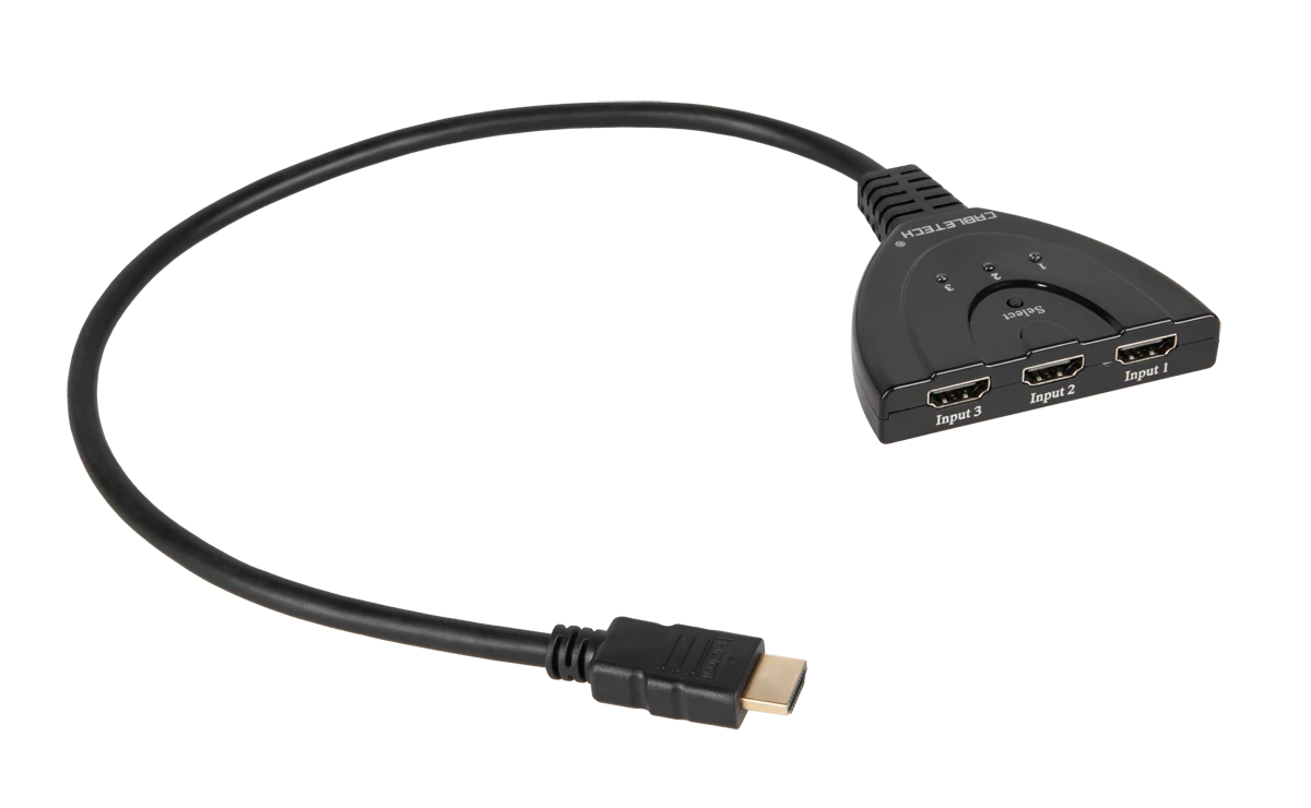 Złącze Oem HDMI jungiklio jungtis ant 1 išvesties / 2 įėjimų kabelio.