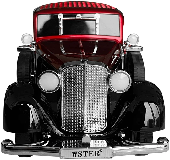 LTC RETRO Bluetooth garsiakalbis WS-1934, 10W, FM radijas, USB, TF, LED ekranas, 1500mAh baterija, raudonas ir juodas