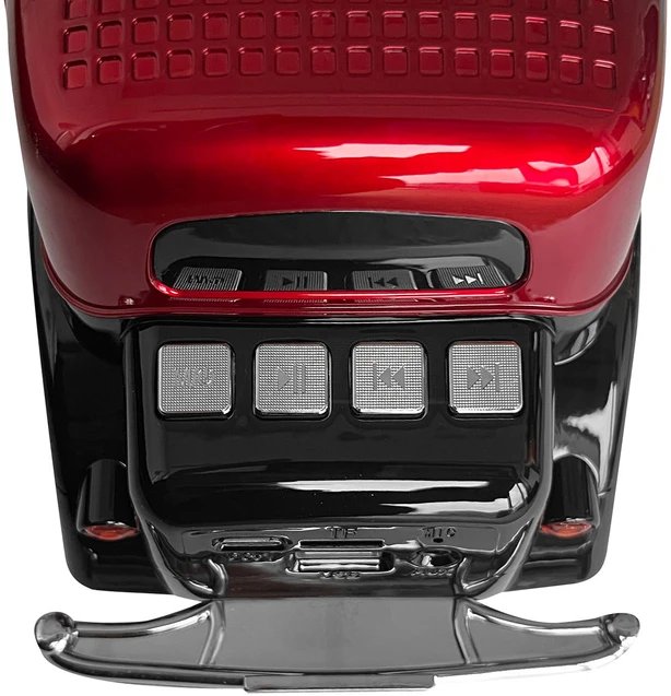 LTC RETRO Bluetooth garsiakalbis WS-1934, 10W, FM radijas, USB, TF, LED ekranas, 1500mAh baterija, raudonas ir juodas