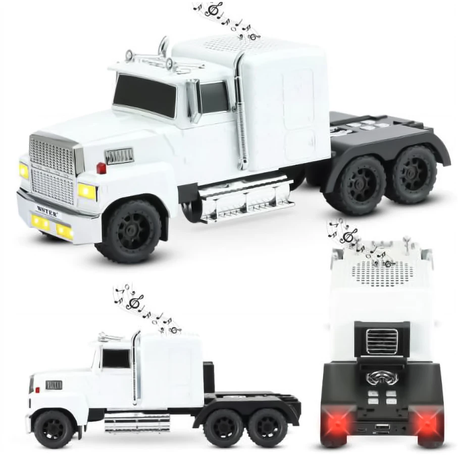 LTC Garsiakalbis bluetooth retro ws-570 truck,10w,radio fm,usb, tf,wyświetlacz led,akumulator 1500mah, balta