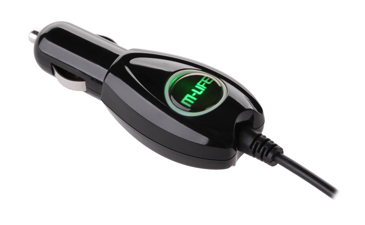 M-LIFE automobilinis įkroviklis micro USB 800 mA