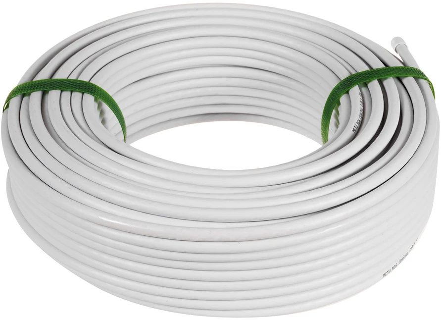 MACLEAN MCTV-471 Maclean MCTV-471 Kabelis bendraašis kabelis RG6 50M 1.02CU+4.8FPE+CU/P+32*0.12CU+6.8PVC