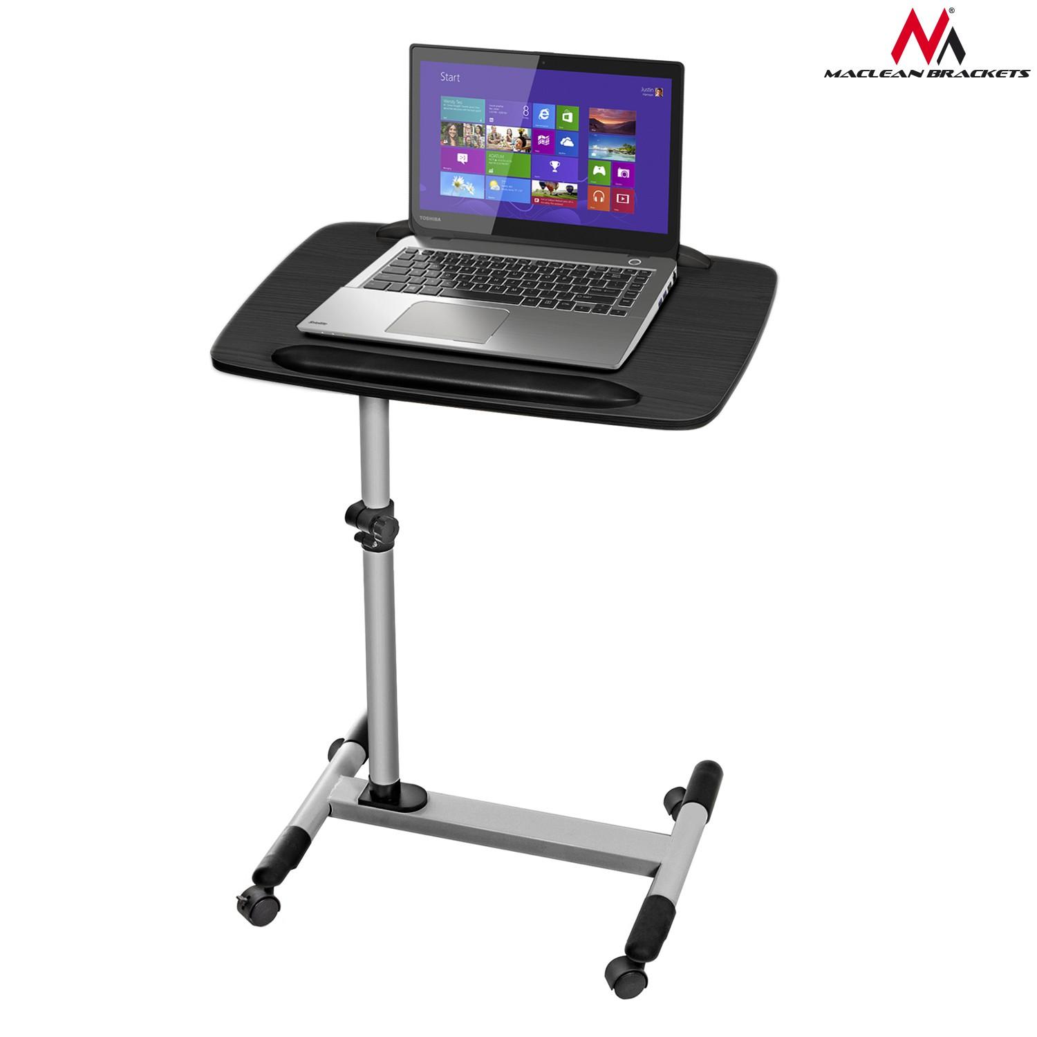 Maclean MC-671 Universal Portable Adjustable Nešiojamas kompiuteris Projektorius Desk Trolley Table