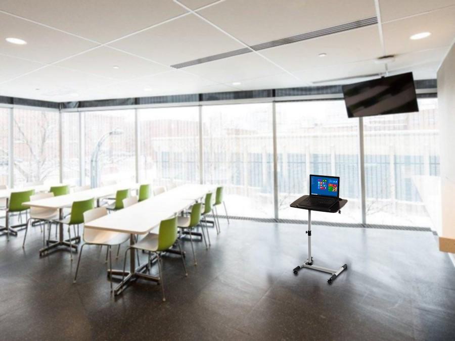 Maclean MC-671 Universal Portable Adjustable Nešiojamas kompiuteris Projektorius Desk Trolley Table