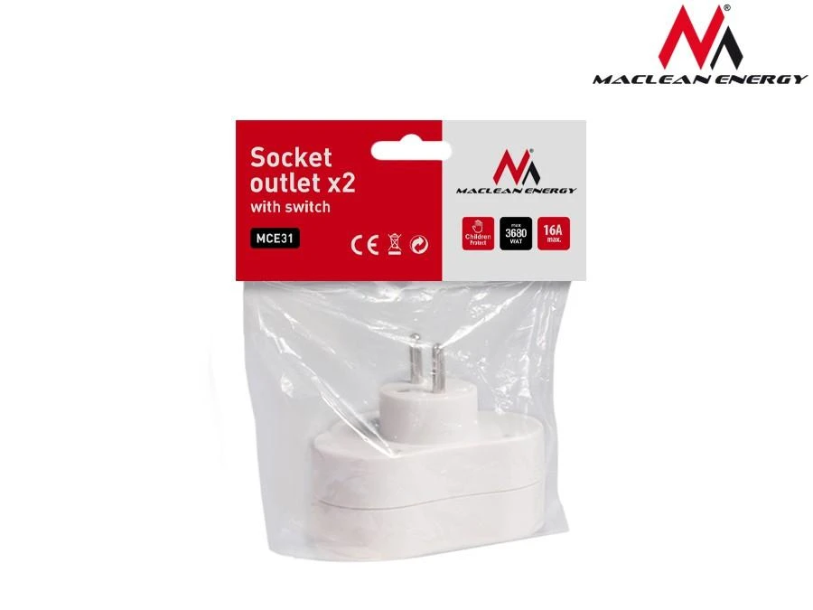 KIŠTUKINIS LIZDAS SU IŠJUNGIKLIU MCE-31 3680 W MACLEAN ENERGY
