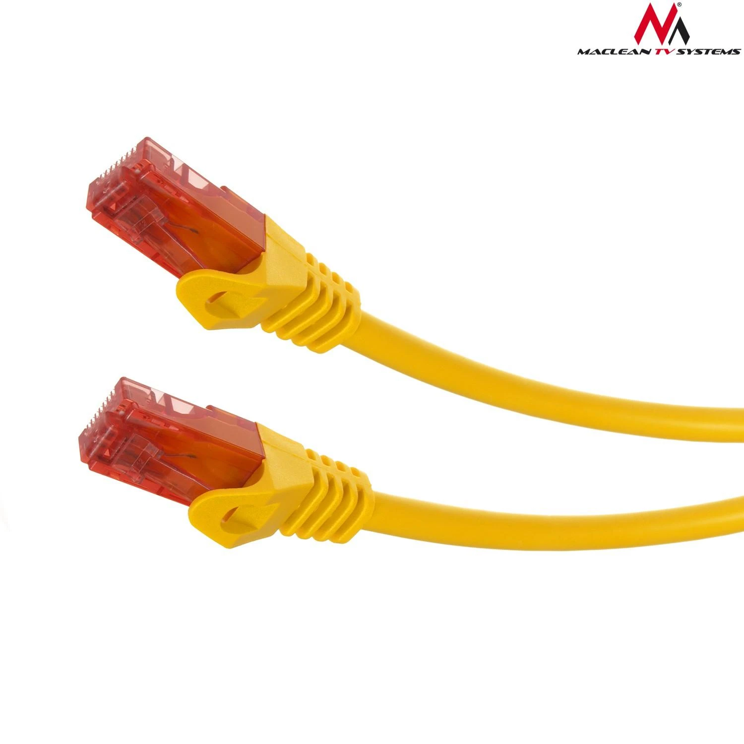 MACLEAN MCTV-300Y Maclean MCTV-300Y Patchcord UTP cat6 Kabelio kištukas-kištukas 0,5m geltonas