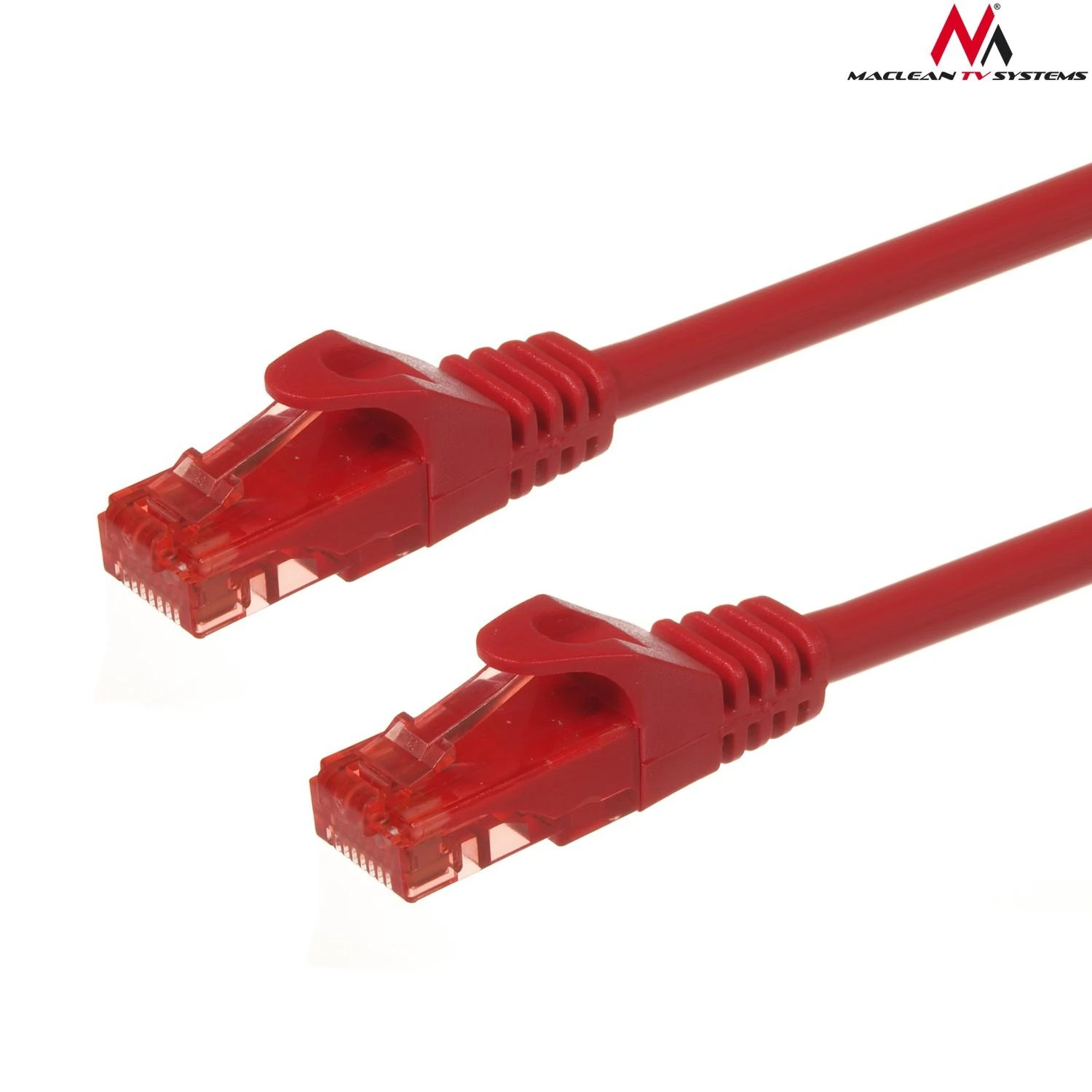 MACLEAN MCTV-303R Maclean MCTV-303R Patchcord UTP cat6 Kabelio kištukas-kištukas 3m raudonas