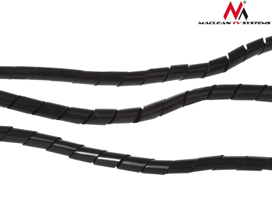 Maclean MCTV-685 B 43133 Kabelio maskavimo dangtelis (8,7 * 10 mm) 3 m juodas spiralinis
