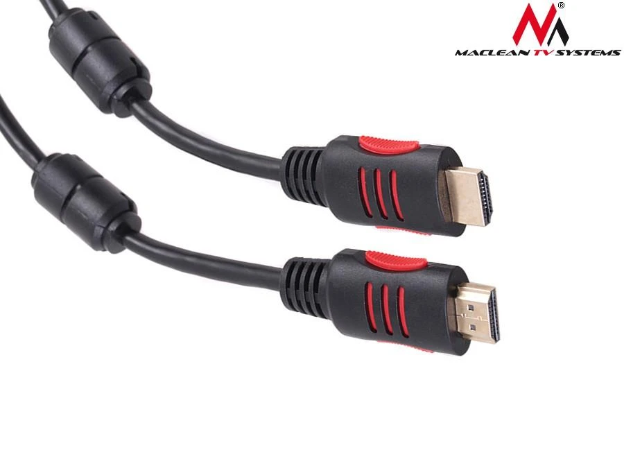 MACLEAN MCTV-813 Maclean MCTV-813 HDMI-HDMI laidas v1.4 30AWG 3m su ferito filtrais