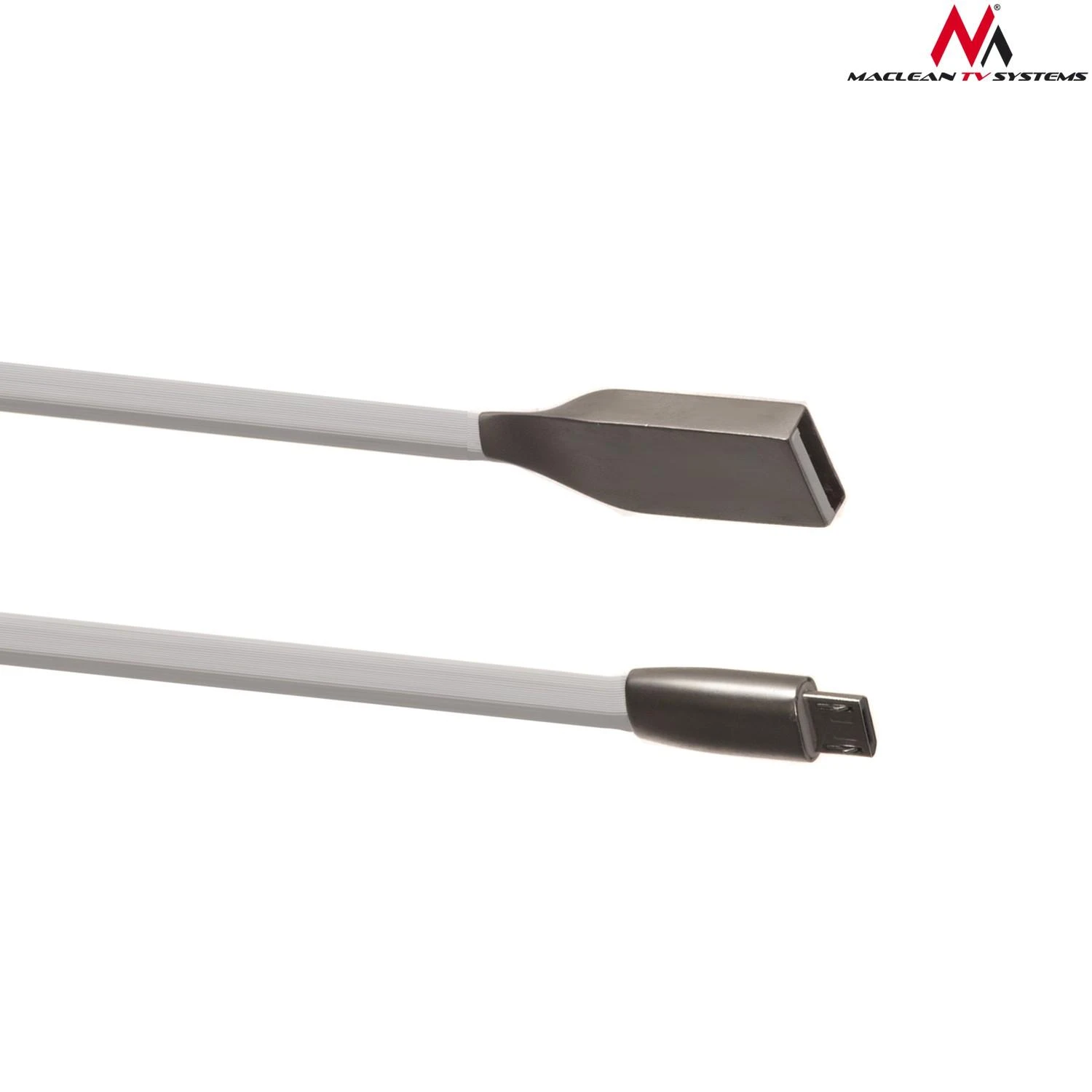MACLEAN MCTV-833W Maclean MCTV-833W kabelis USB AM mikro plokščias, nesipainiojantis 1m baltas