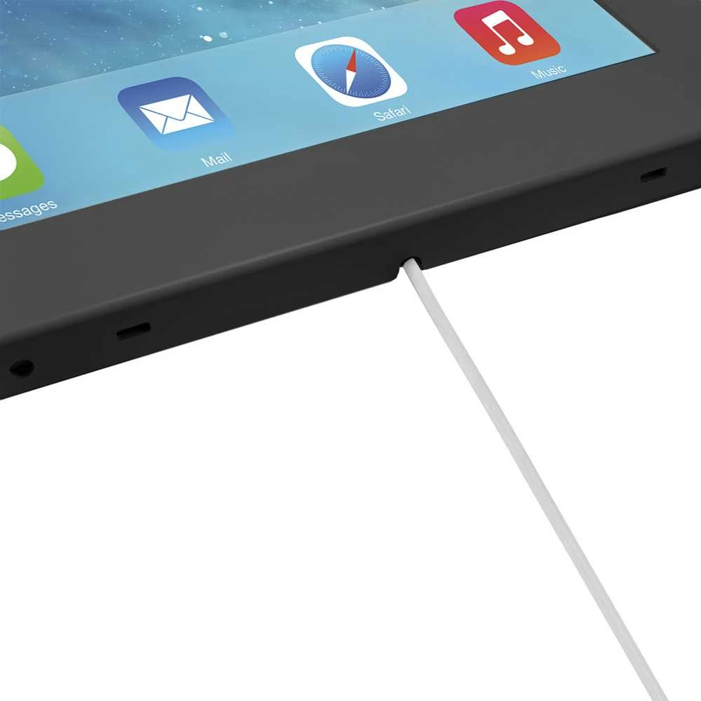 Stojak „Maclean“ grindų stovas planšetinio kompiuterio laikiklis su užraktu, juodas, „iPad Pro“ (3 kartos), 12,9 colio, MC-867 B