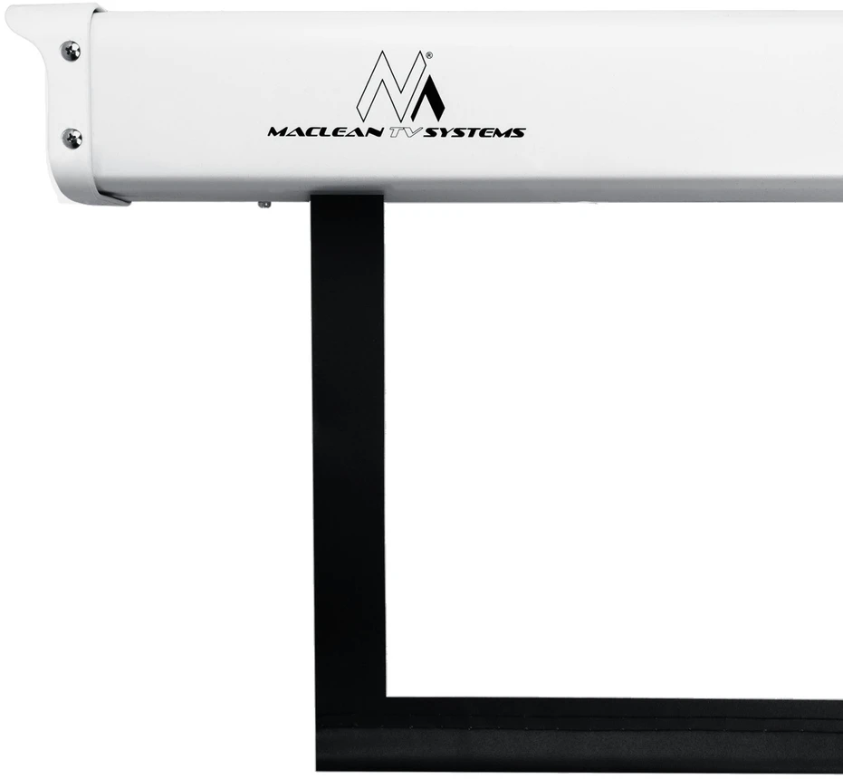 Maclean projekcinis ekranas, elektrinis, sieninis ir nuotolinio valdymo pultas, 135 col., 300x168cm, 16:9, MC-561