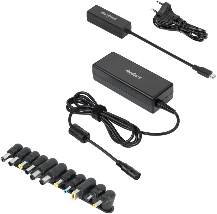Rebel universalus maitinimo šaltinis 11 gnybtų 90 W 15-20 V automatinis su Power Delivery funkcija