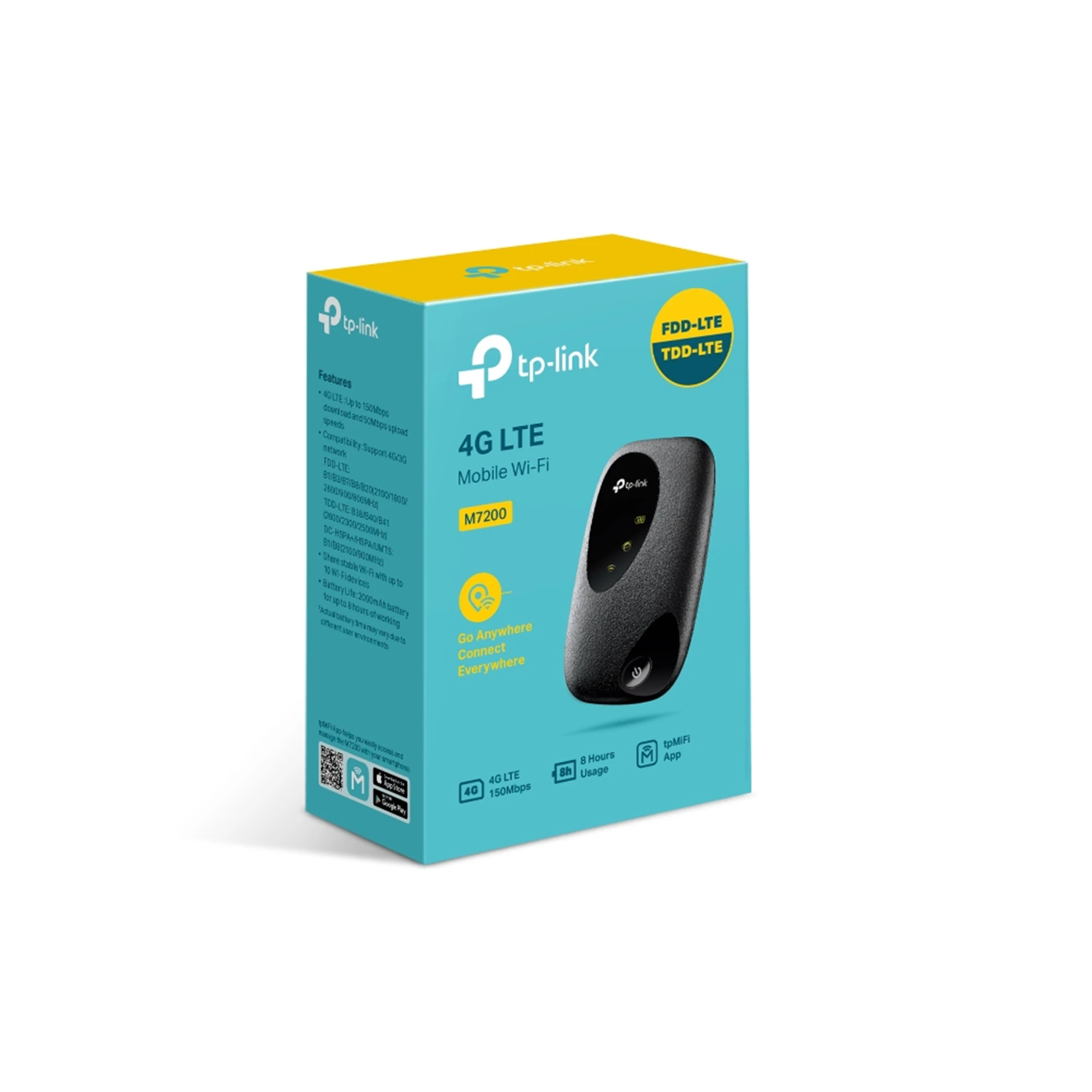 Modemas Maršrutizatorius TP-LINK TL-M7200 (juodos spalvos)