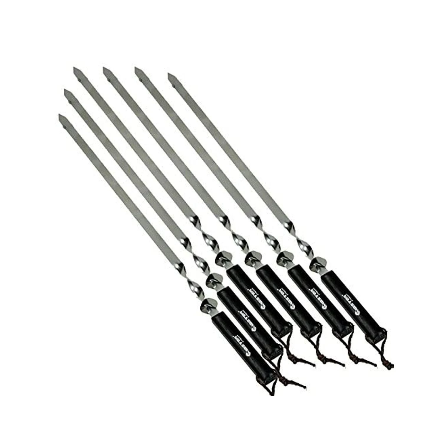 Rinkinys 6 iešmelių rinkinys kebabams, 60 cm ilgio, Master Grilis MG133