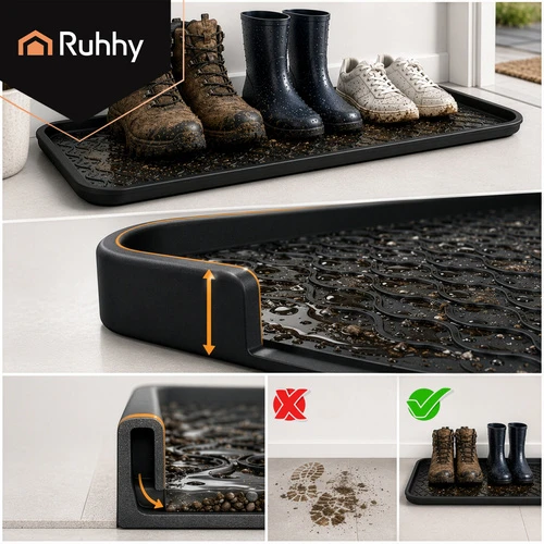 Ruhhy shoe mat/drainer