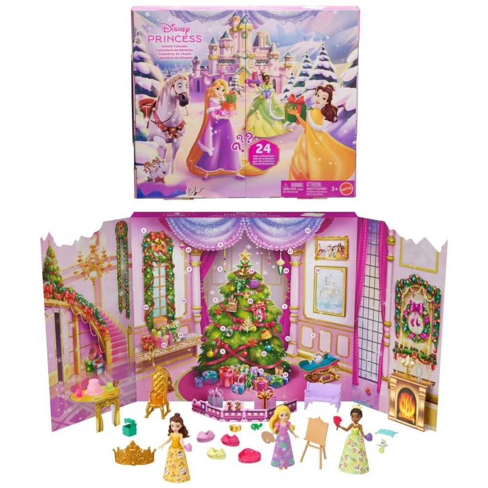 Disney Princess advento kalendorius su žaislų rinkiniu
