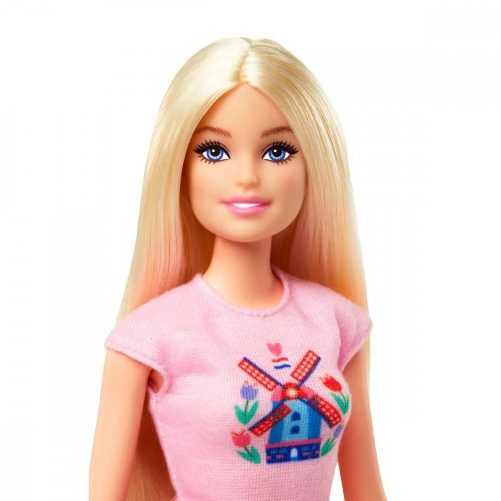 Mattel BARBIE lėlės ir dviračio rinkinys (HWJ00)