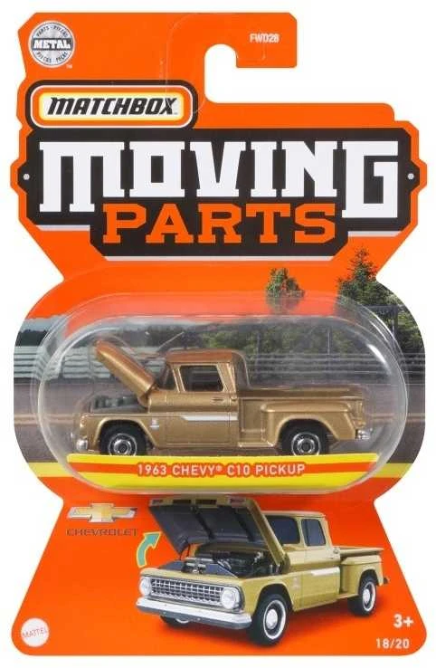 Mattel Matchbox automodeliukai su judančiomis detalėmis