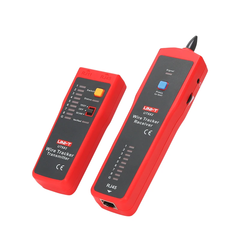 Miernik UNI-T UT682 laidų detektorius su RJ45 kabelių testeriu