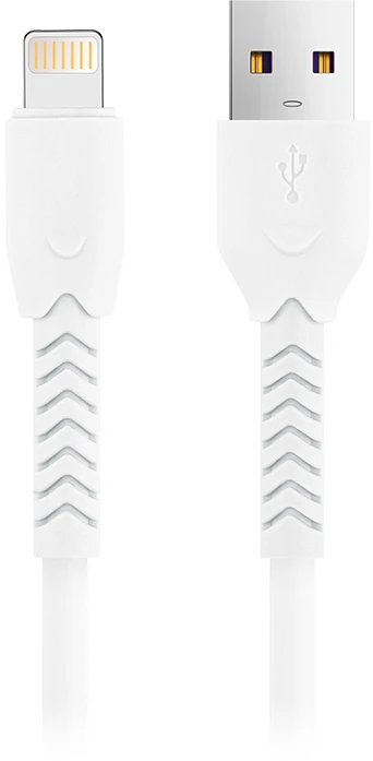 Maxlife MXUC-04 USB – Lightning laidas 1,0 m, 3 A, baltas