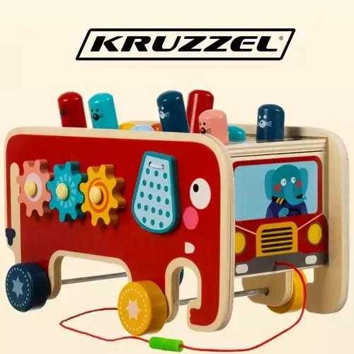 Kruzzel Medinis žaidimas "Išmušk kurmį"
