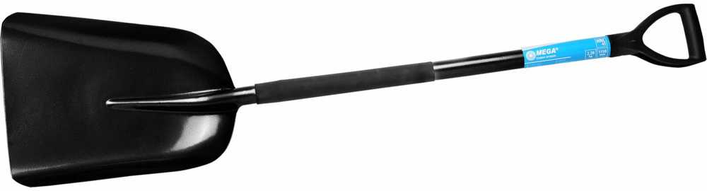 Mega Kastuvas, Smėlio kastuvas, grūdintas, metaliniu kotu 1250 mm