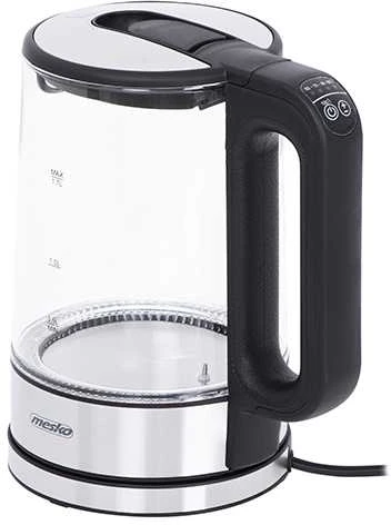 Mesko MS 1301 juodas Virdulys stiklinis 1,7 l su regulacją temp.