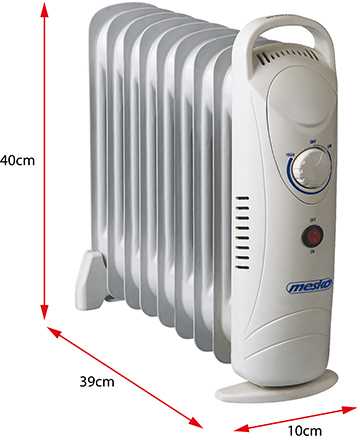 Tepalinis radiatorius Mesko MS 7805