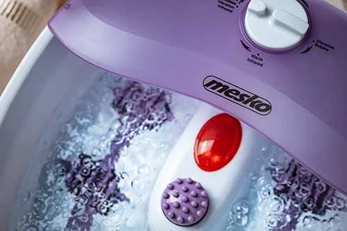 Masažinė kojų vonelė Mesko MS 2152, Baltos/Violetinės spalvos