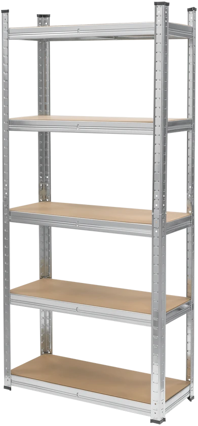 Metalinė sandėlio lentyna 150x70x30 sidabrinė Rebel