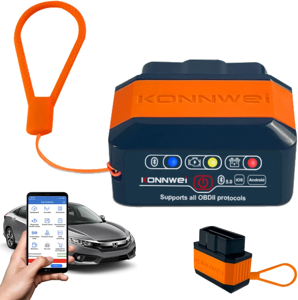 Konnwei KW905 diagnostikos adapteris su programėle
