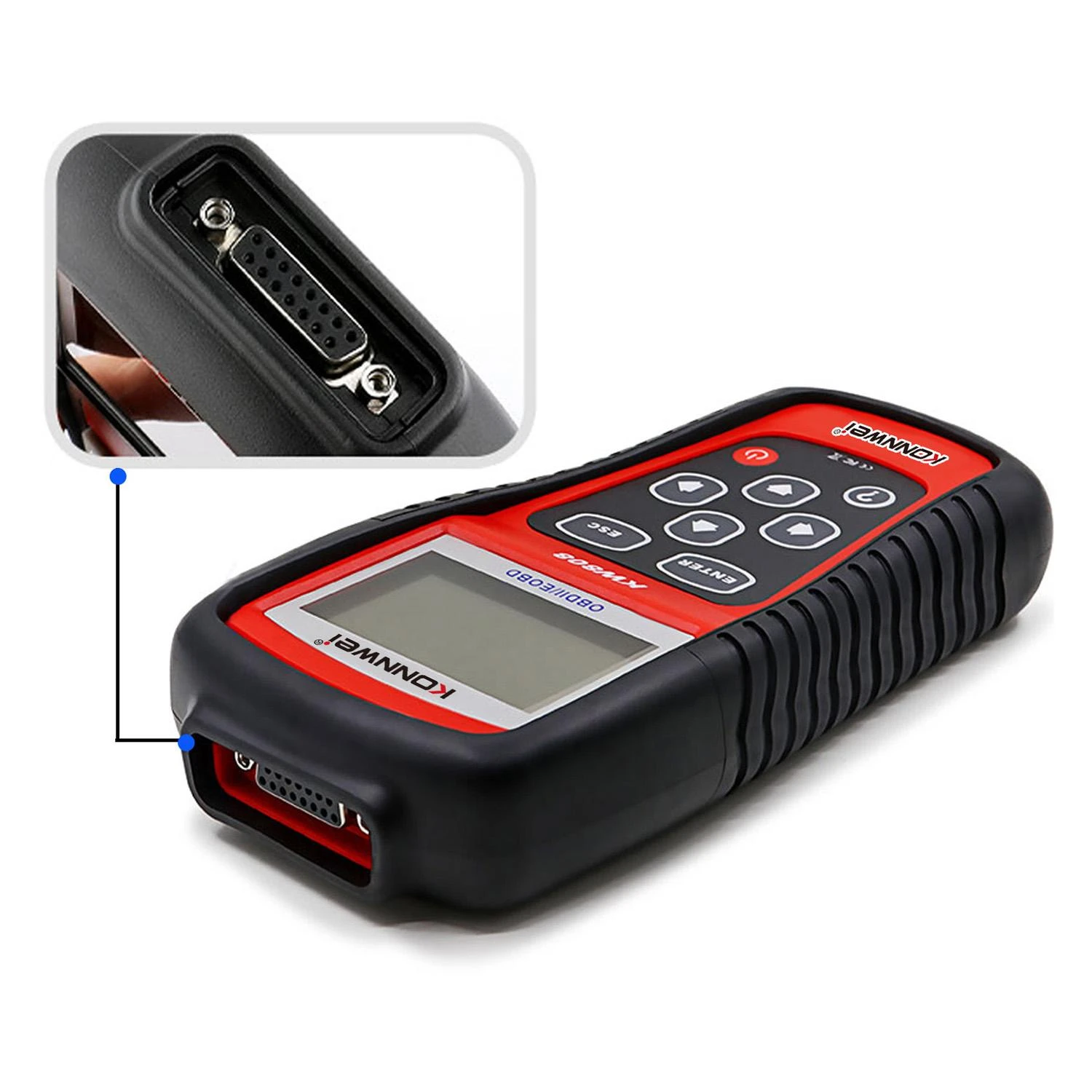 Diagnostinis matuoklis, OBD2 skaitytuvas Konnwei KW808